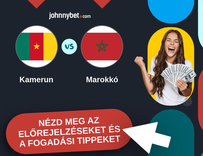Kamerun - Marokkó előrejelzések és fogadási tippek