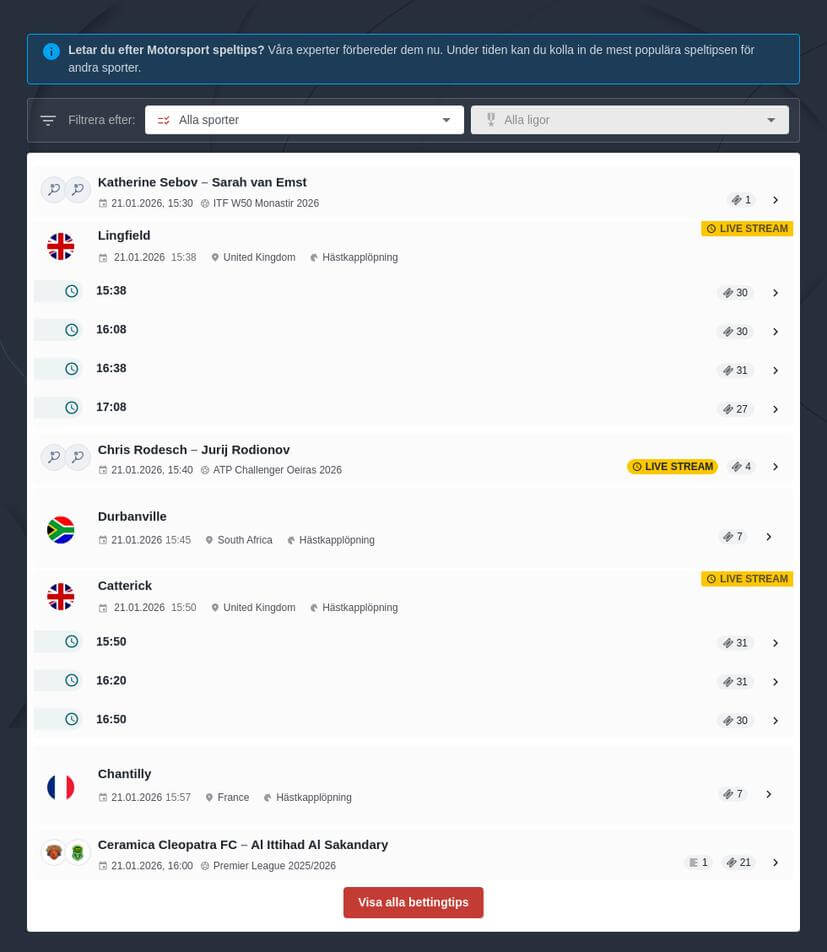 Speedway spelförslag