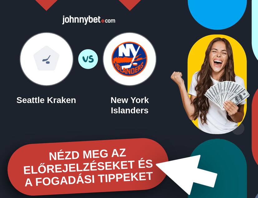 Seattle Kraken - New York Islanders előrejelzések és fogadási tippek
