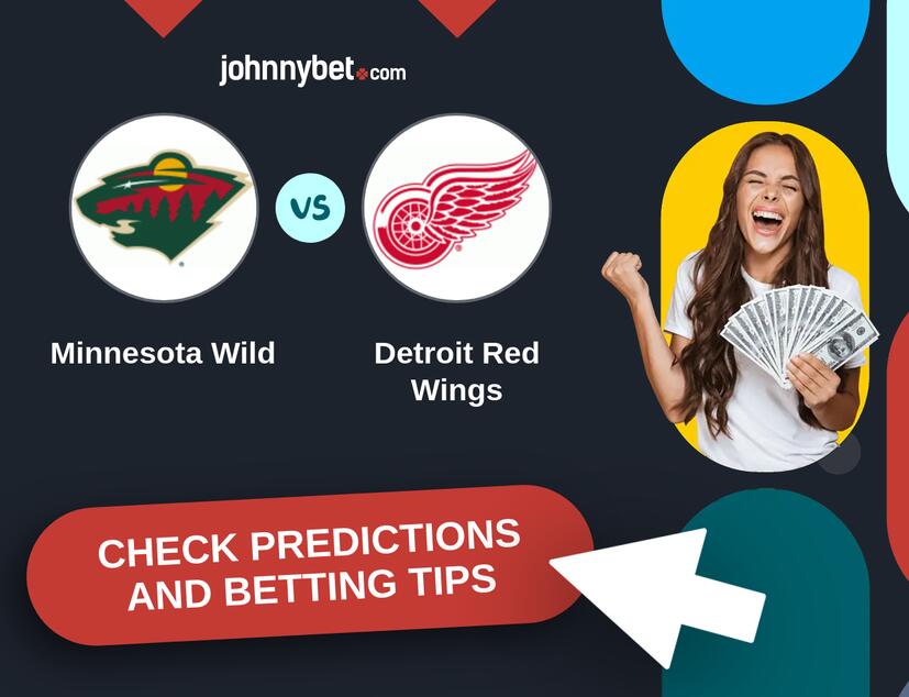 Minnesota Wild - Detroit Red Wings Predictions and Betting Tips