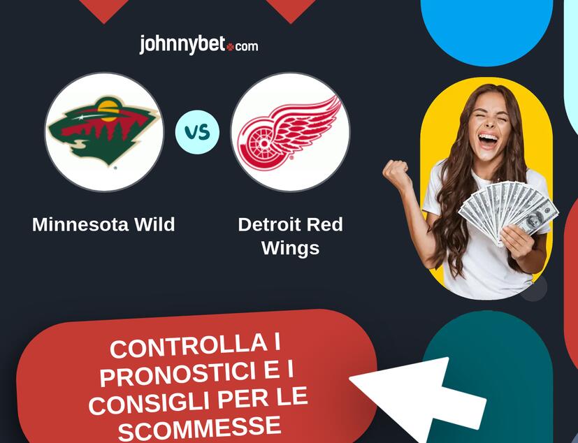 Minnesota Wild - Detroit Red Wings Pronostici e Consigli Scommesse