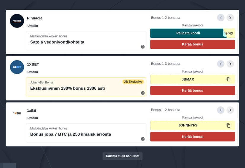 UMK 2026 vedonlyönti