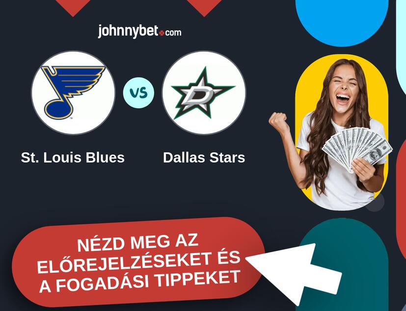 St. Louis Blues - Dallas Stars előrejelzések és fogadási tippek