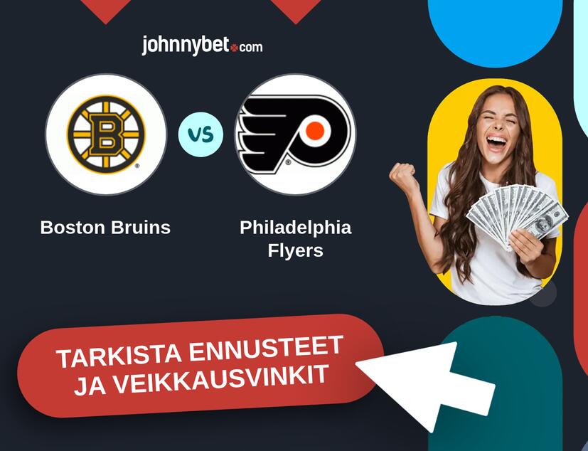 Boston Bruins - Philadelphia Flyers Ennusteet ja Vetovihjeet