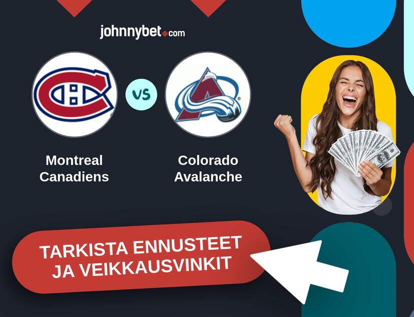 Montreal Canadiens - Colorado Avalanche Ennusteet ja Vetovihjeet