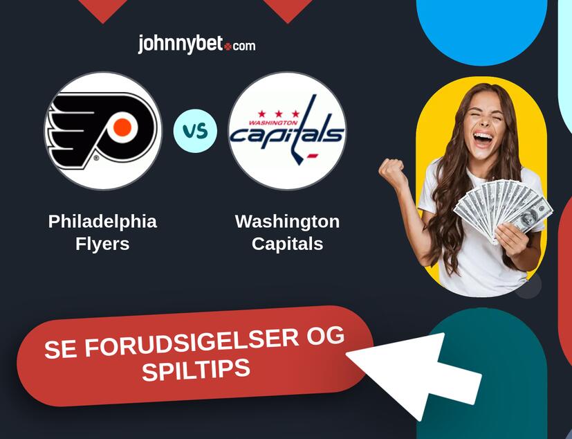 Philadelphia Flyers - Washington Capitals Forudsigelser og Spiltips
