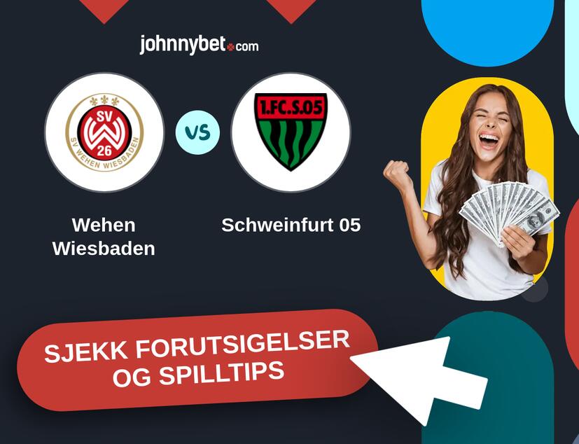 Wehen Wiesbaden - Schweinfurt 05 Prediksjoner og Spilltips