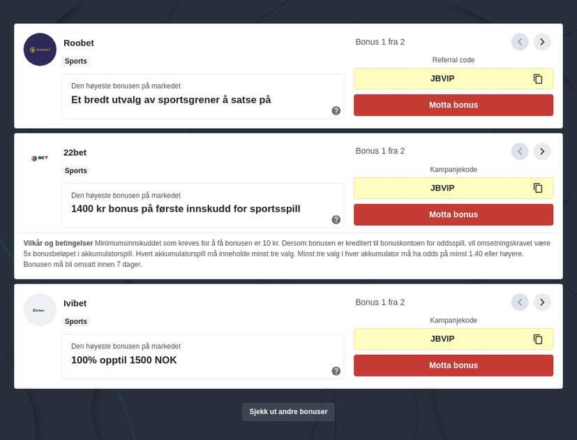 Norge vs Senegal odds og tips
