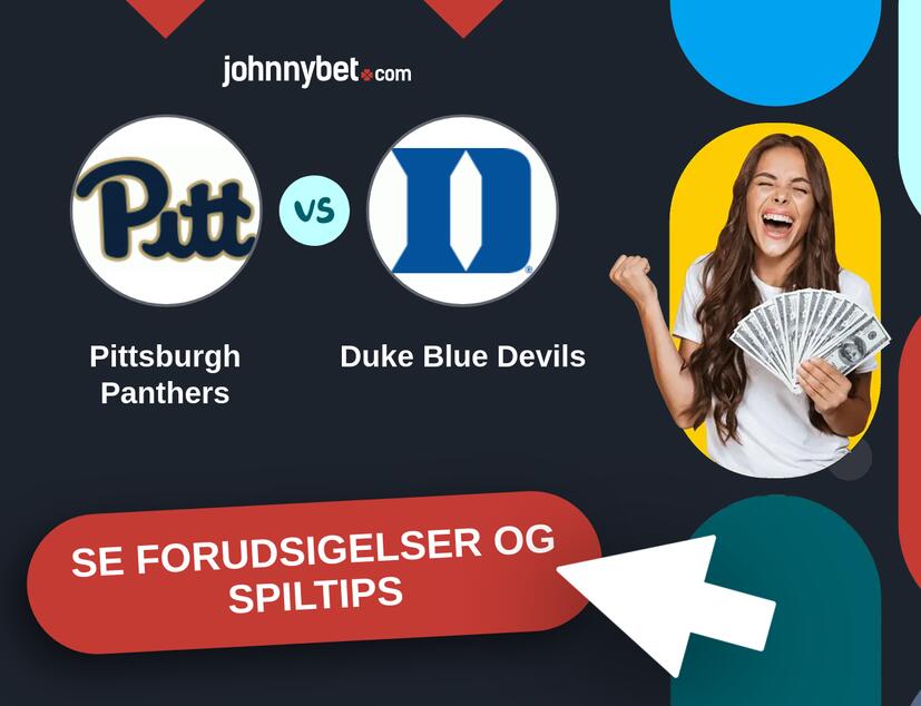Pittsburgh Panthers - Duke Blue Devils Forudsigelser og Spiltips