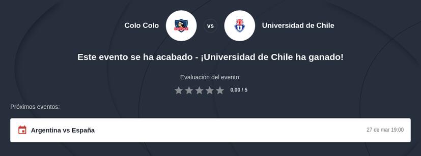 Pronóstico y Apuestas Colo Colo vs Universidad de Chile