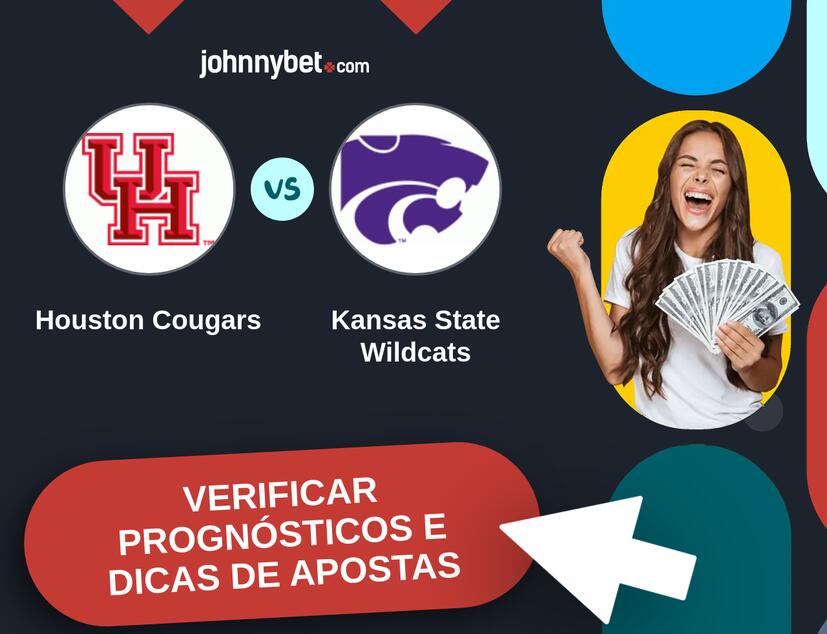 Houston Cougars - Kansas State Wildcats Prognósticos e Dicas de Apostas