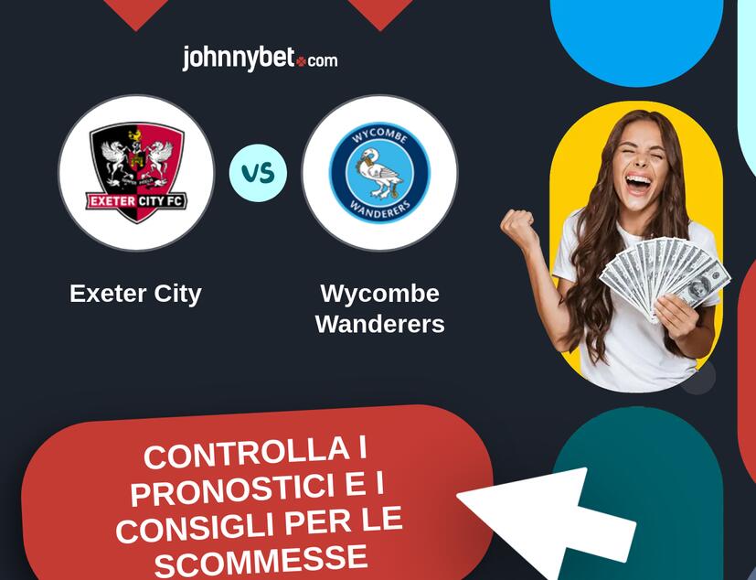 Exeter City - Wycombe Wanderers Pronostici e Consigli Scommesse