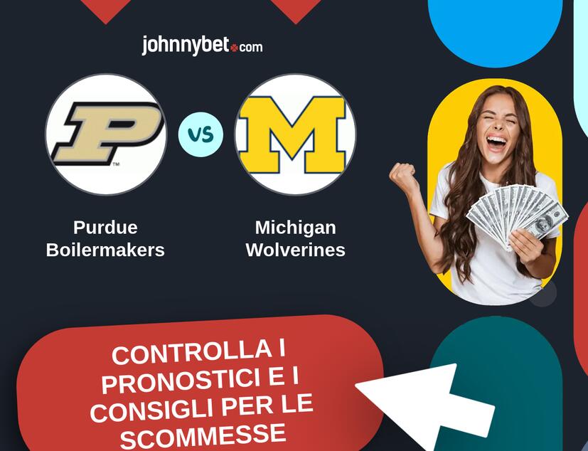 Purdue Boilermakers - Michigan Wolverines Pronostici e Consigli Scommesse