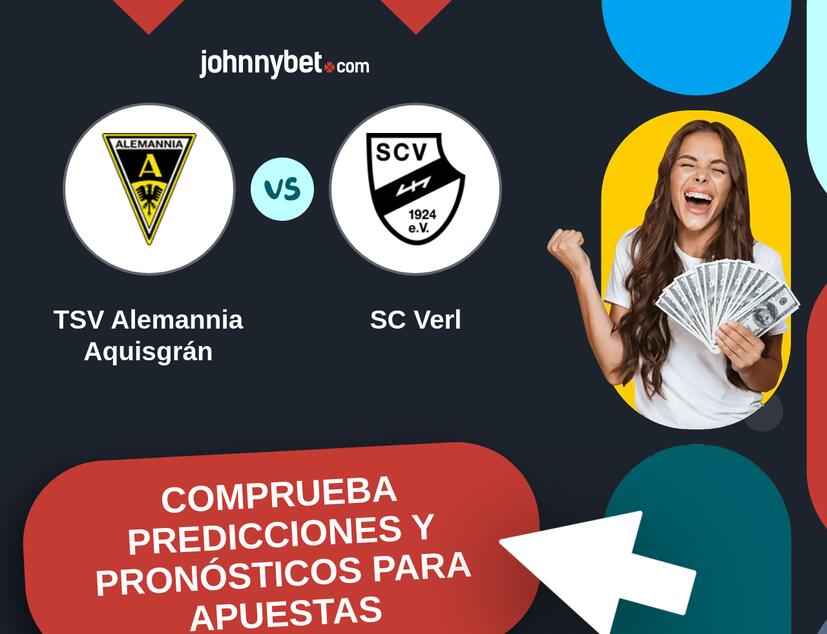 TSV Alemannia Aquisgrán - SC Verl Pronósticos y Consejos de Apuestas