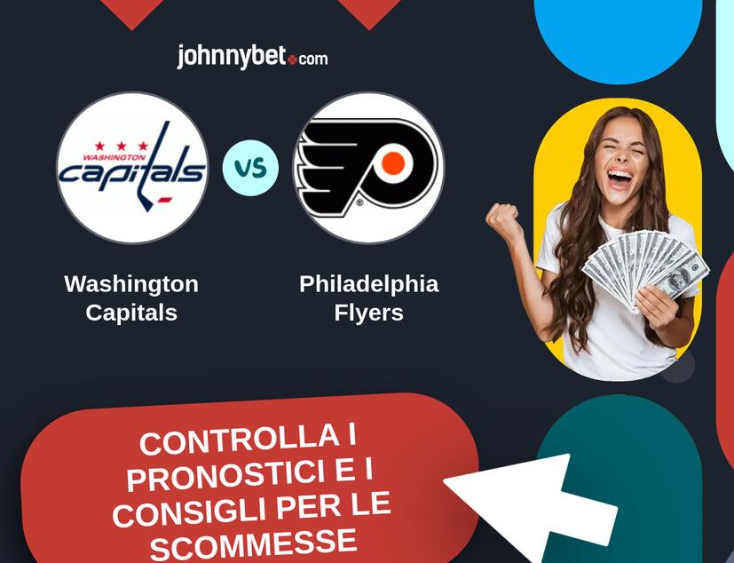 Washington Capitals - Philadelphia Flyers Pronostici e Consigli Scommesse