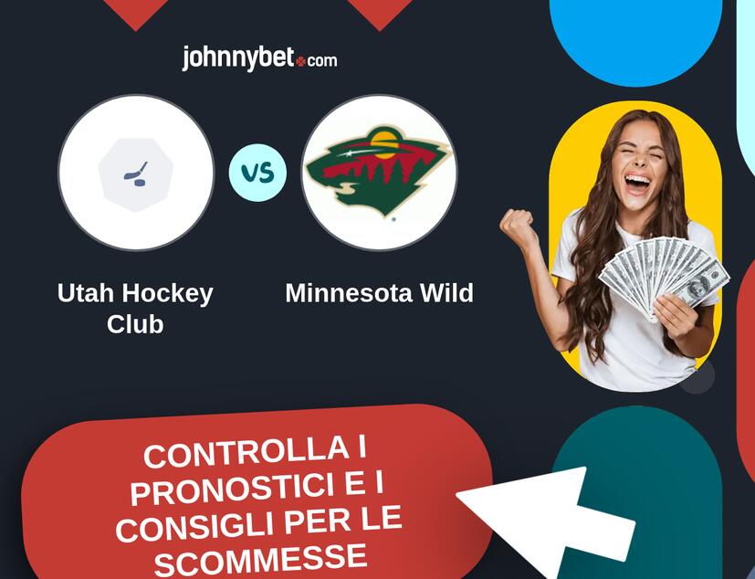 Utah Hockey Club - Minnesota Wild Pronostici e Consigli Scommesse