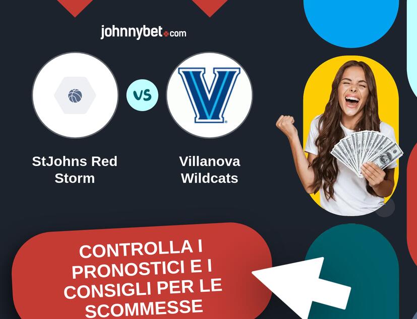StJohns Red Storm - Villanova Wildcats Pronostici e Consigli Scommesse