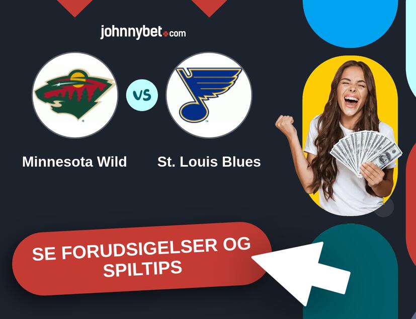 Minnesota Wild - St. Louis Blues Forudsigelser og Spiltips