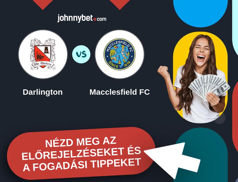 Darlington - Macclesfield FC előrejelzések és fogadási tippek