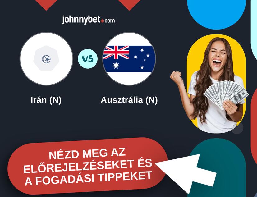 Irán (N) - Ausztrália (N) előrejelzések és fogadási tippek