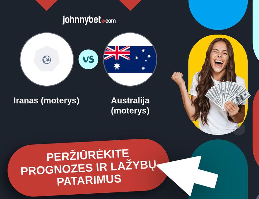 Iranas (moterys) - Australija (moterys) Prognozės ir Statymų Patarimai