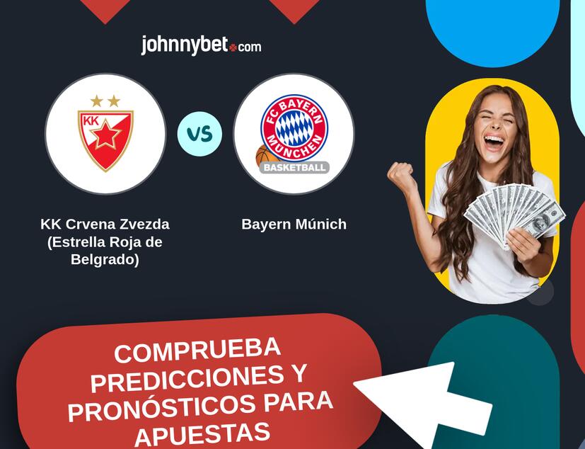 KK Crvena Zvezda (Estrella Roja de Belgrado) - Bayern Múnich Pronósticos y Consejos de Apuestas