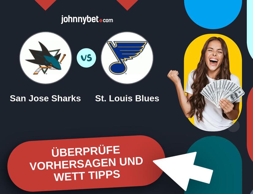San Jose Sharks - St. Louis Blues Vorhersagen und Wett Tipps