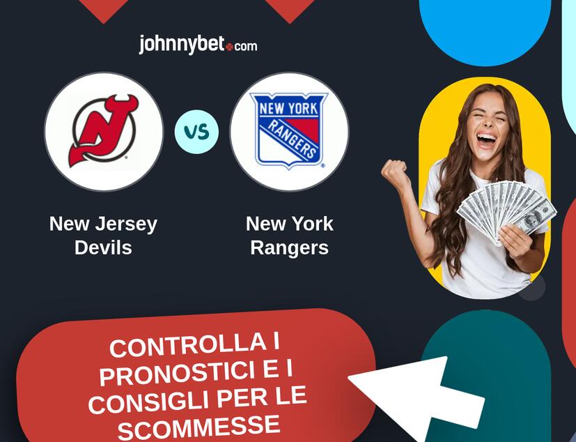 New Jersey Devils - New York Rangers Pronostici e Consigli Scommesse