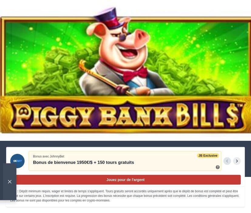 Comment jouer à Piggy bank