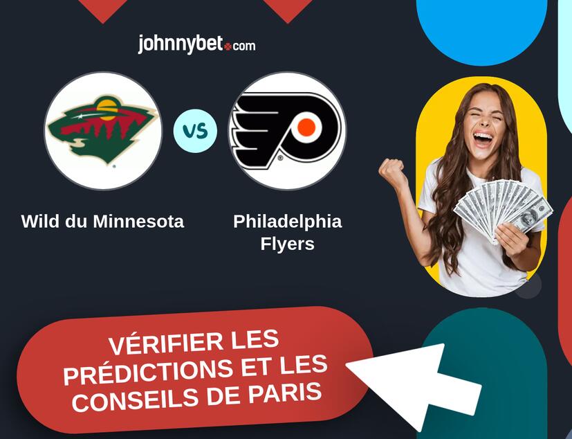 Wild du Minnesota - Philadelphia Flyers Prédictions et Conseils de Paris