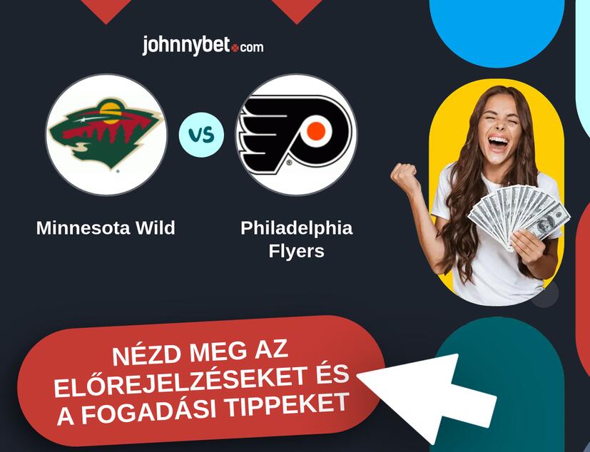 Minnesota Wild - Philadelphia Flyers előrejelzések és fogadási tippek