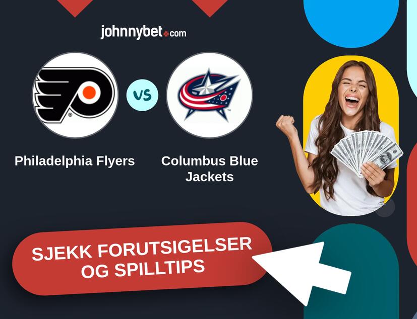 Philadelphia Flyers - Columbus Blue Jackets Prediksjoner og Spilltips