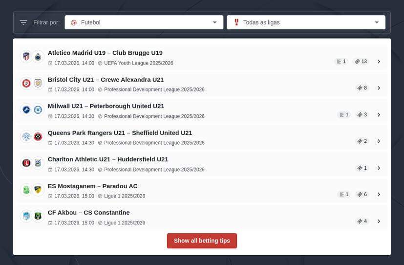 Guia de análise de confrontos diretos no futebol
