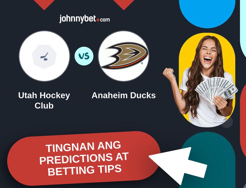 Utah Hockey Club - Anaheim Ducks Predictions at Betting Tips