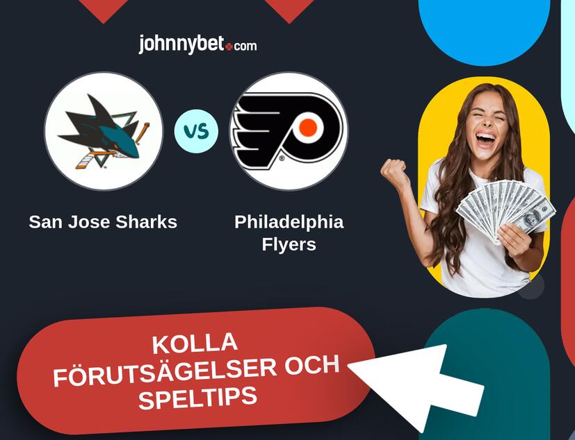 San Jose Sharks - Philadelphia Flyers Förutsägelser och Speltips