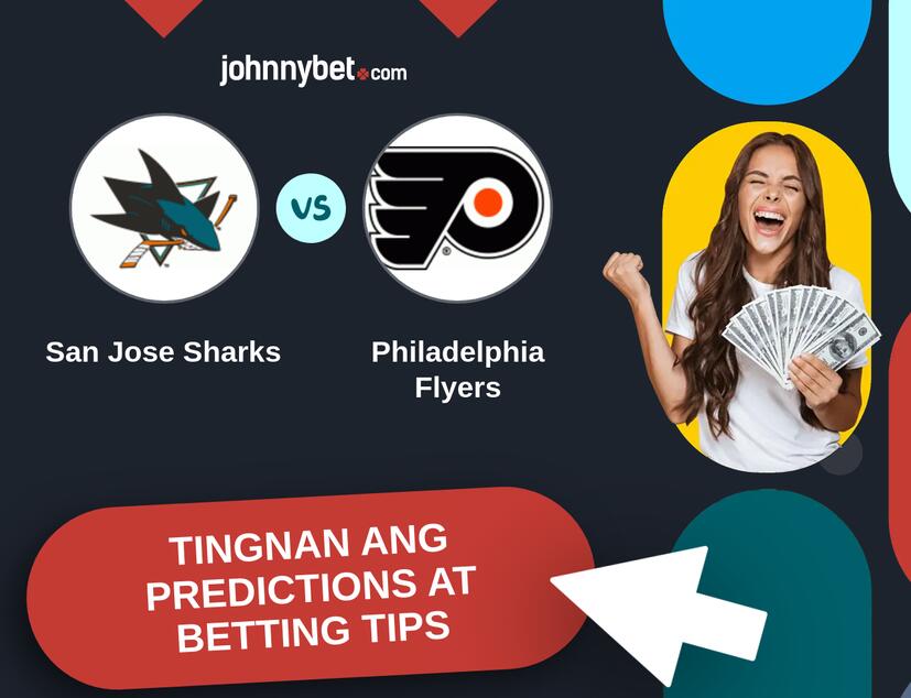 San Jose Sharks - Philadelphia Flyers Predictions at Betting Tips