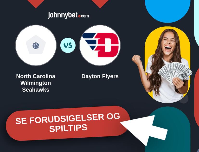 North Carolina Wilmington Seahawks - Dayton Flyers Forudsigelser og Spiltips