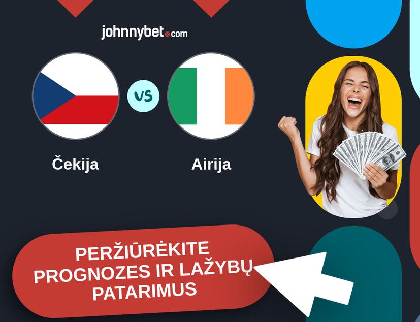 Čekija - Airija Prognozės ir Statymų Patarimai