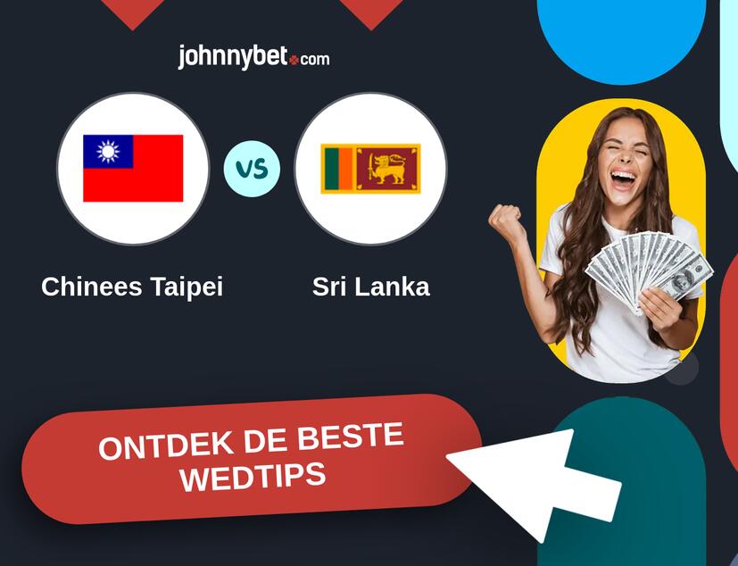 Chinees Taipei - Sri Lanka Analyses en Wedtips