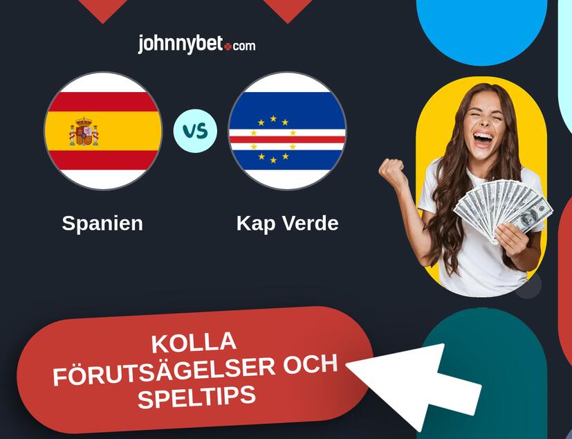 Spanien - Kap Verde Förutsägelser och Speltips
