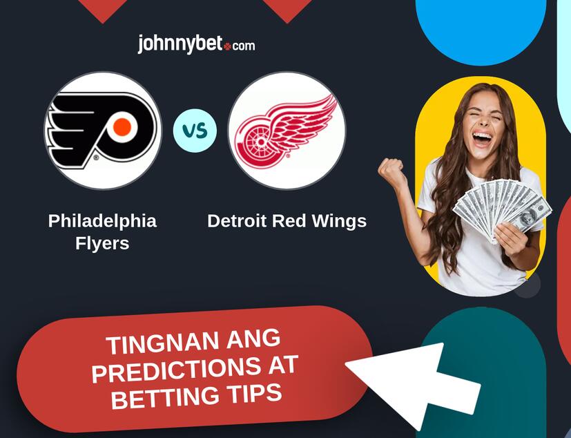 Philadelphia Flyers - Detroit Red Wings Predictions at Betting Tips