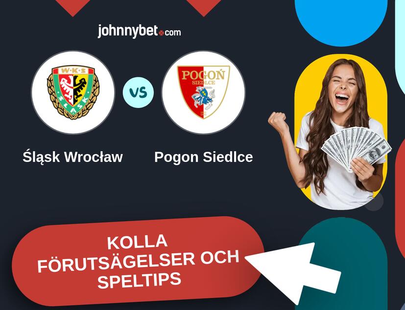 Śląsk Wrocław - Pogon Siedlce Förutsägelser och Speltips