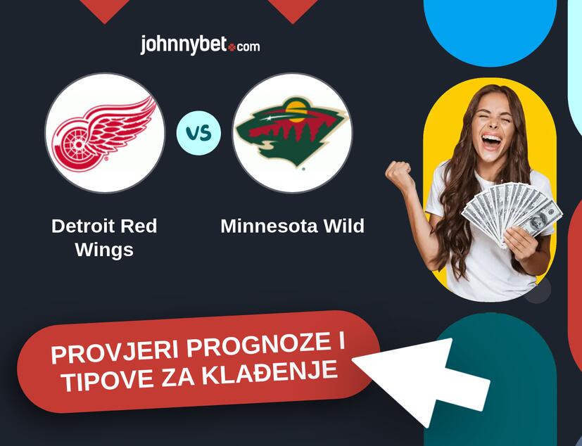 Detroit Red Wings - Minnesota Wild Tipovi i prognoze