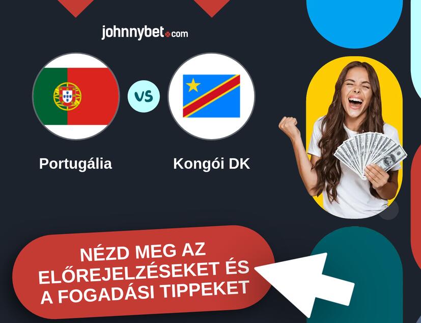 Portugália - Kongói DK előrejelzések és fogadási tippek