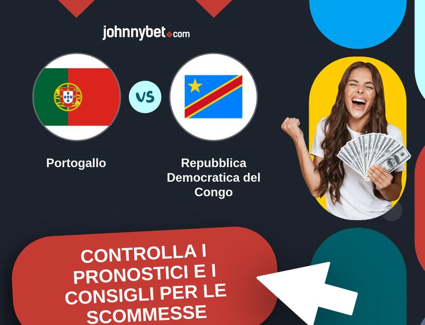 Portogallo - Repubblica Democratica del Congo Pronostici e Consigli Scommesse