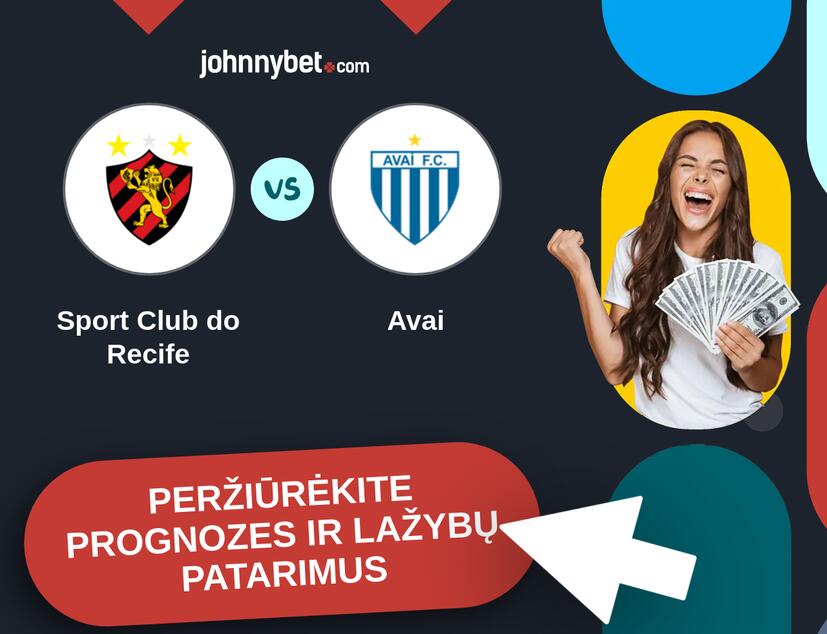 Sport Club do Recife - Avai Prognozės ir Statymų Patarimai