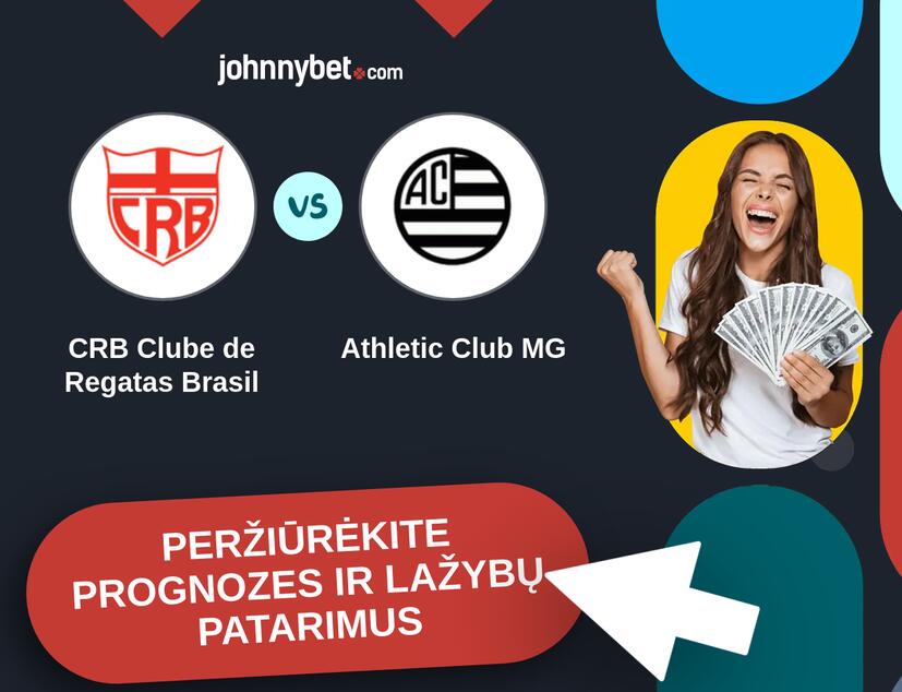 CRB Clube de Regatas Brasil - Athletic Club MG Prognozės ir Statymų Patarimai
