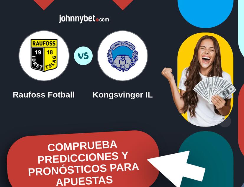 Raufoss Fotball - Kongsvinger IL Pronósticos y Consejos de Apuestas