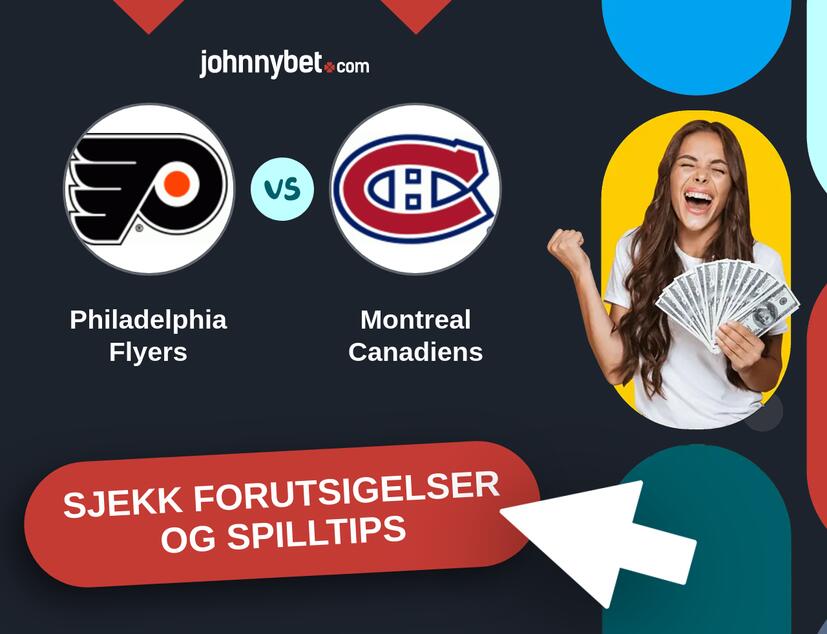 Philadelphia Flyers - Montreal Canadiens Prediksjoner og Spilltips