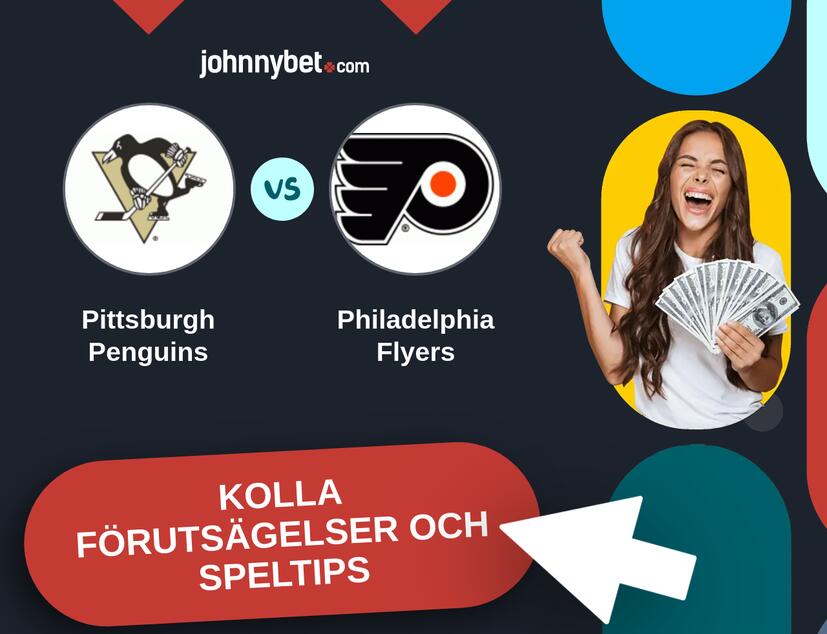 Pittsburgh Penguins - Philadelphia Flyers Förutsägelser och Speltips